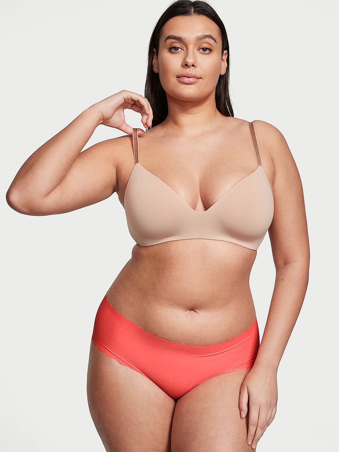 vs No-Show No-Show Hiphugger Panty Coral Blaze 1 of 3 