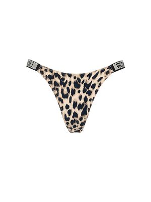 Sunset Ombre Shine Strap Thong Panty