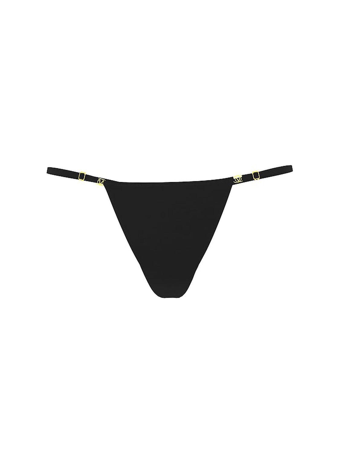vs Dream Angels Smooth Adjustable Thong Panty Black 3 of 3 