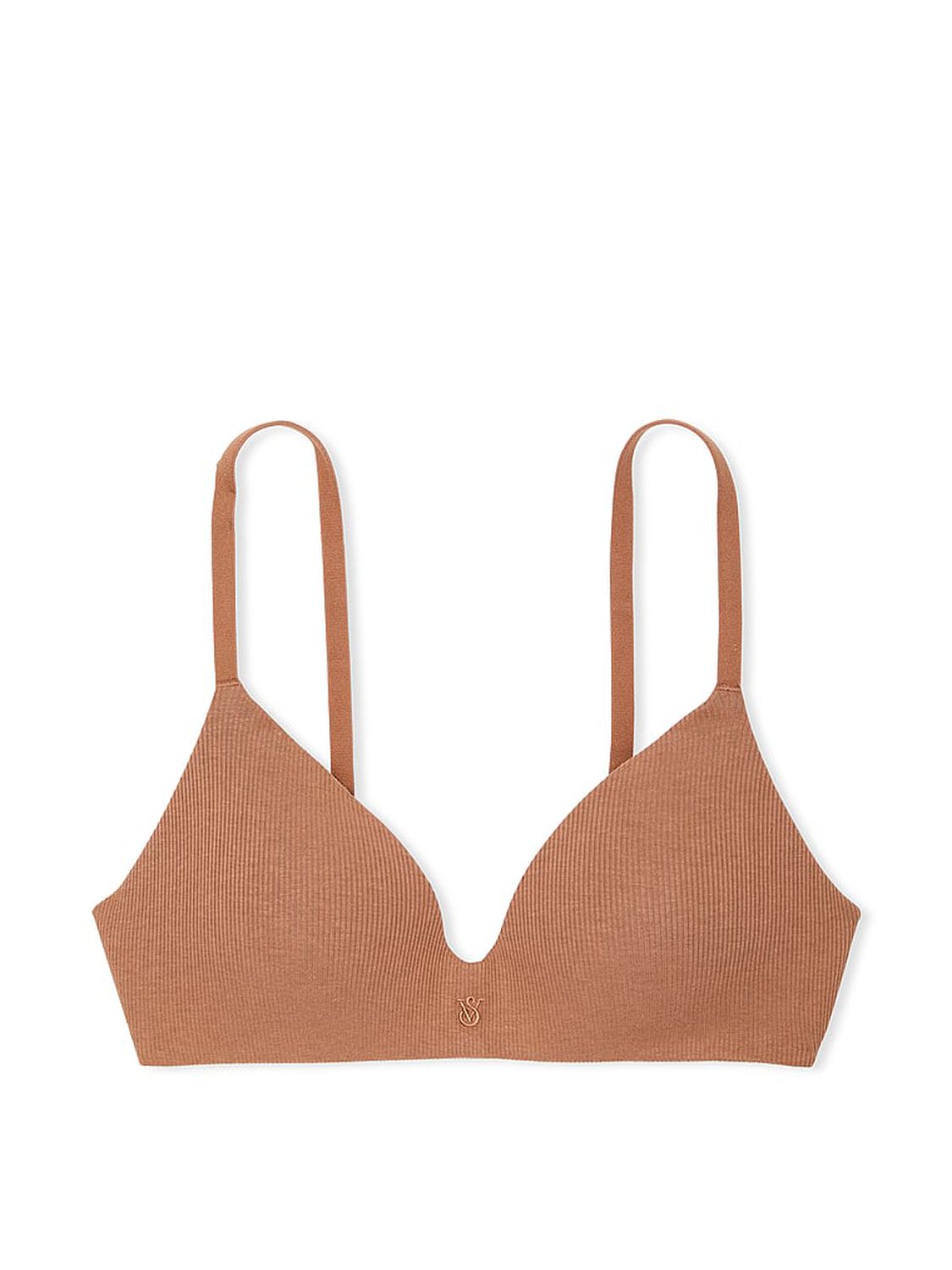 vs The T-Shirt Lightly Lined Wireless Ribbed Cotton Bra 3 of 3 