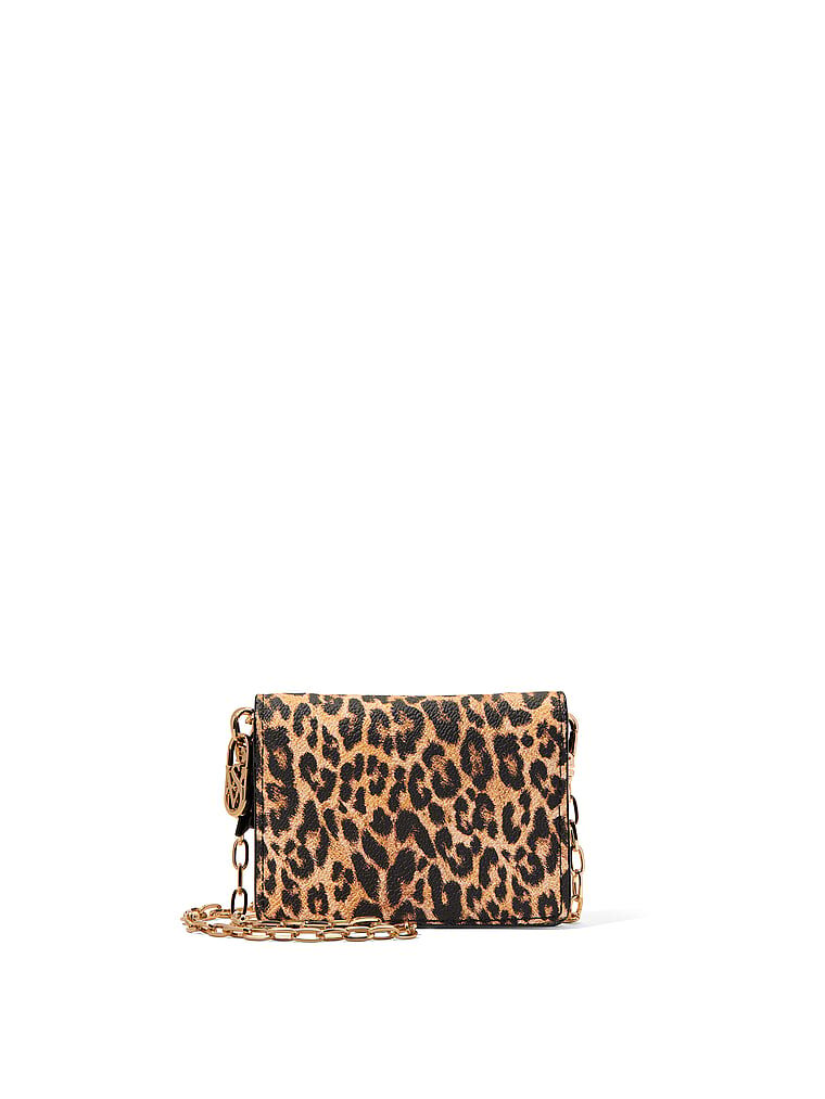 Convertible Chain Wallet Leopard One Size | Victoria's Secret