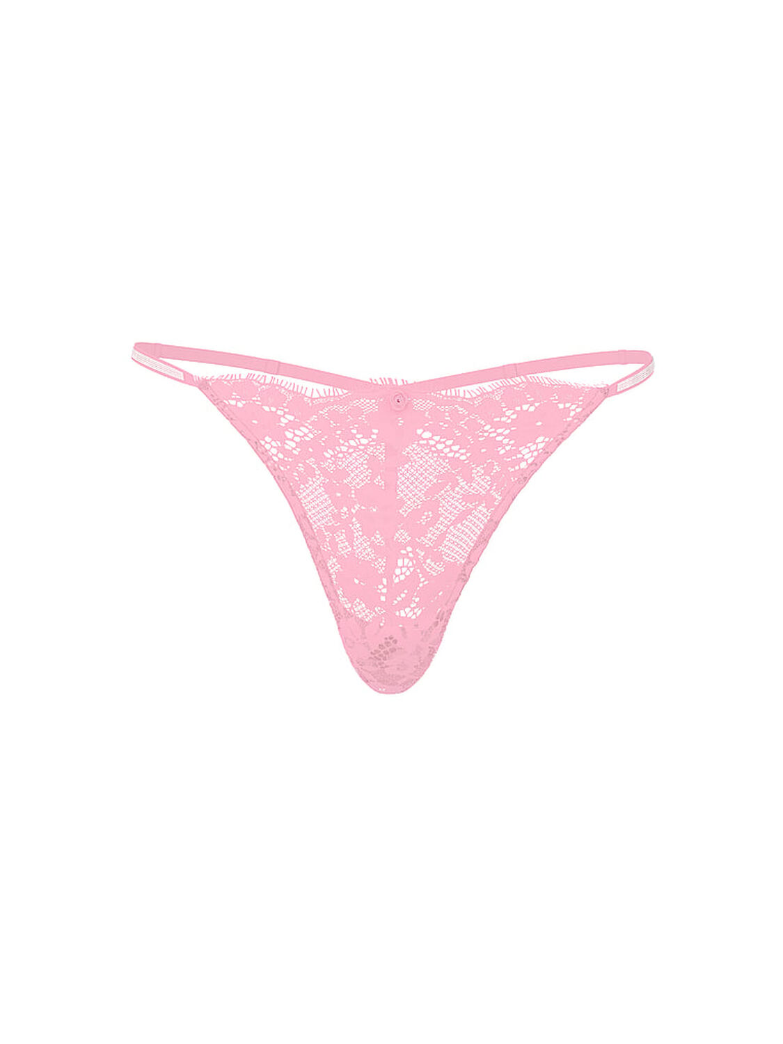 vs Dream Angels Twinkle Strap Lace V-String Panty Dusk Mauve 3 of 3 