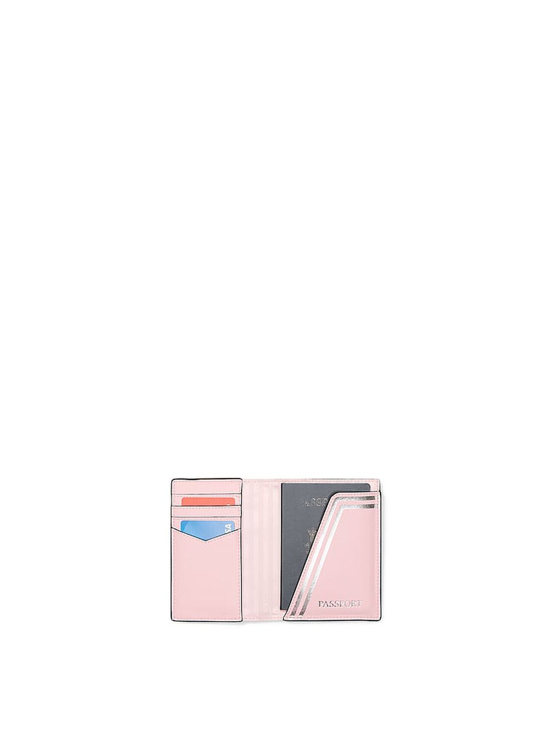 vs Victoria's Secret Passport Case & Luggage Tag Travel Set Heritage Stripe 3 of 4 