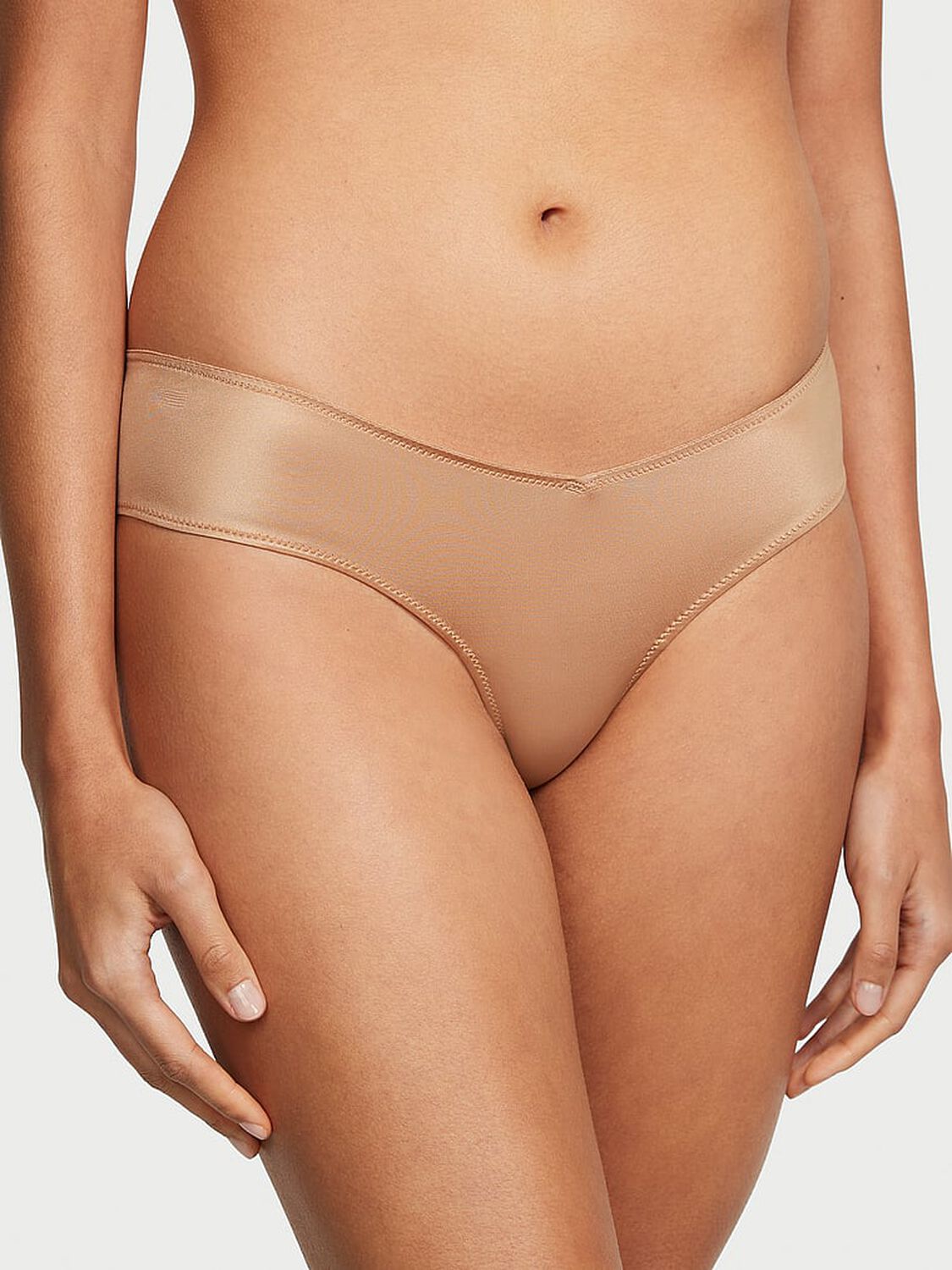 vs Very Sexy Strappy-Back High-Leg Cheeky Panty Praline 1 of 3 