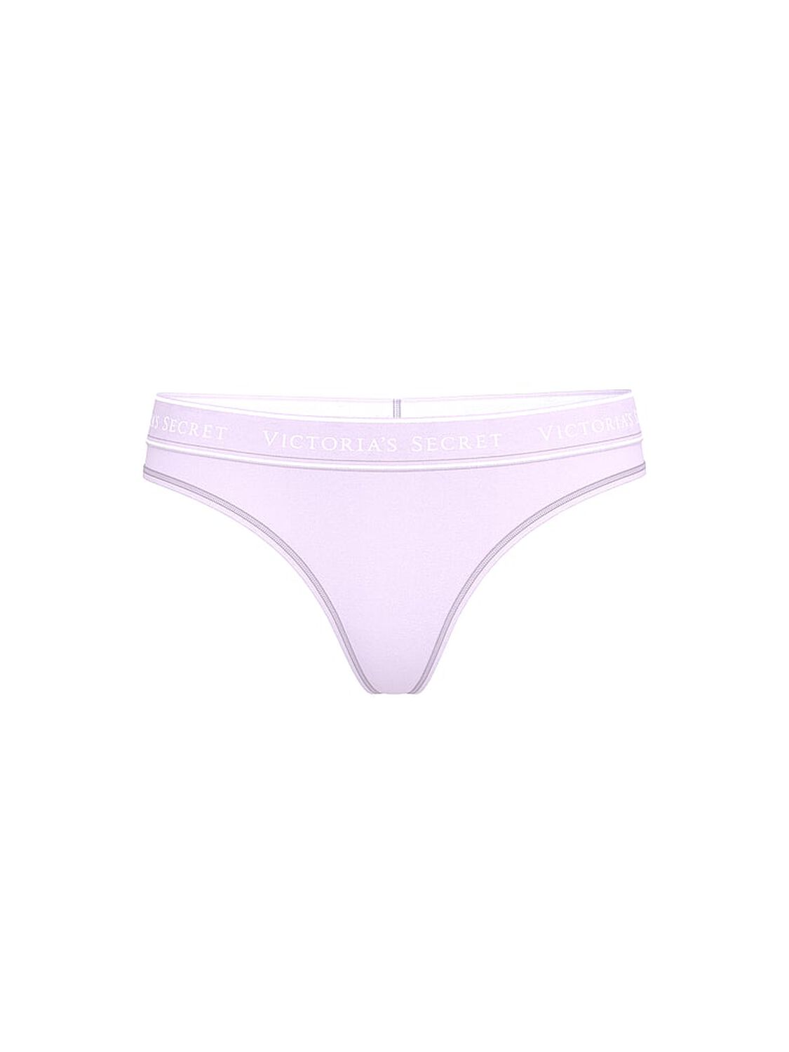 vs Cotton Logo Cotton Thong Panty Delicate Violet 3 of 3 