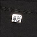 100% Cotton Long Pajama Set, BLACK, swatch
