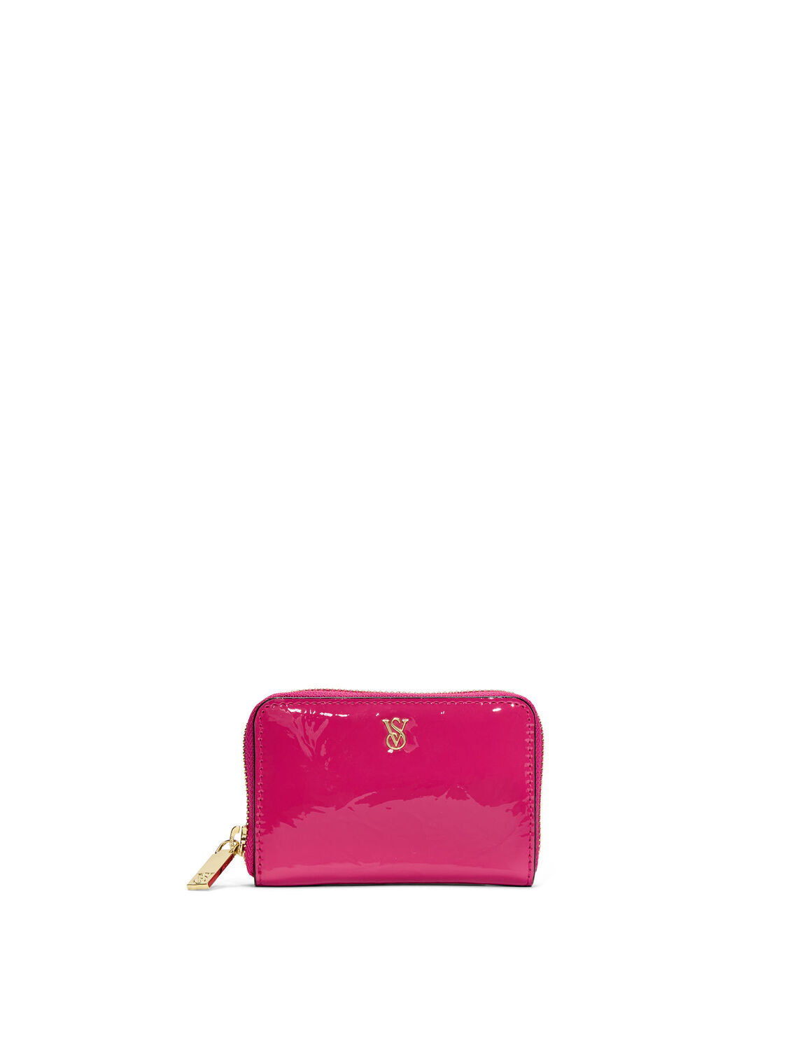 vs Victoria's Secret Small Wallet with Zip Luscious Rose 1 of 3 