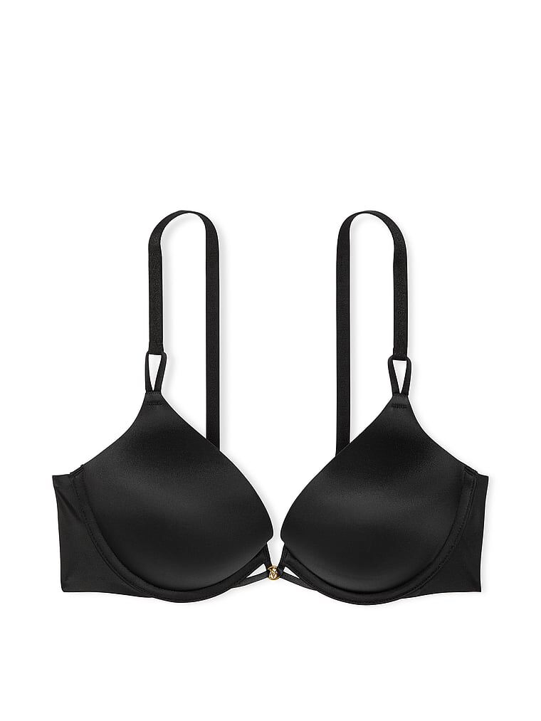 Bombshell Add-2-Cups Smooth Push-Up Bra Jet Black 32 B