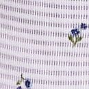 Cotton Shadow Stripe Lace-Waist Thong Panty, White Floral, swatch