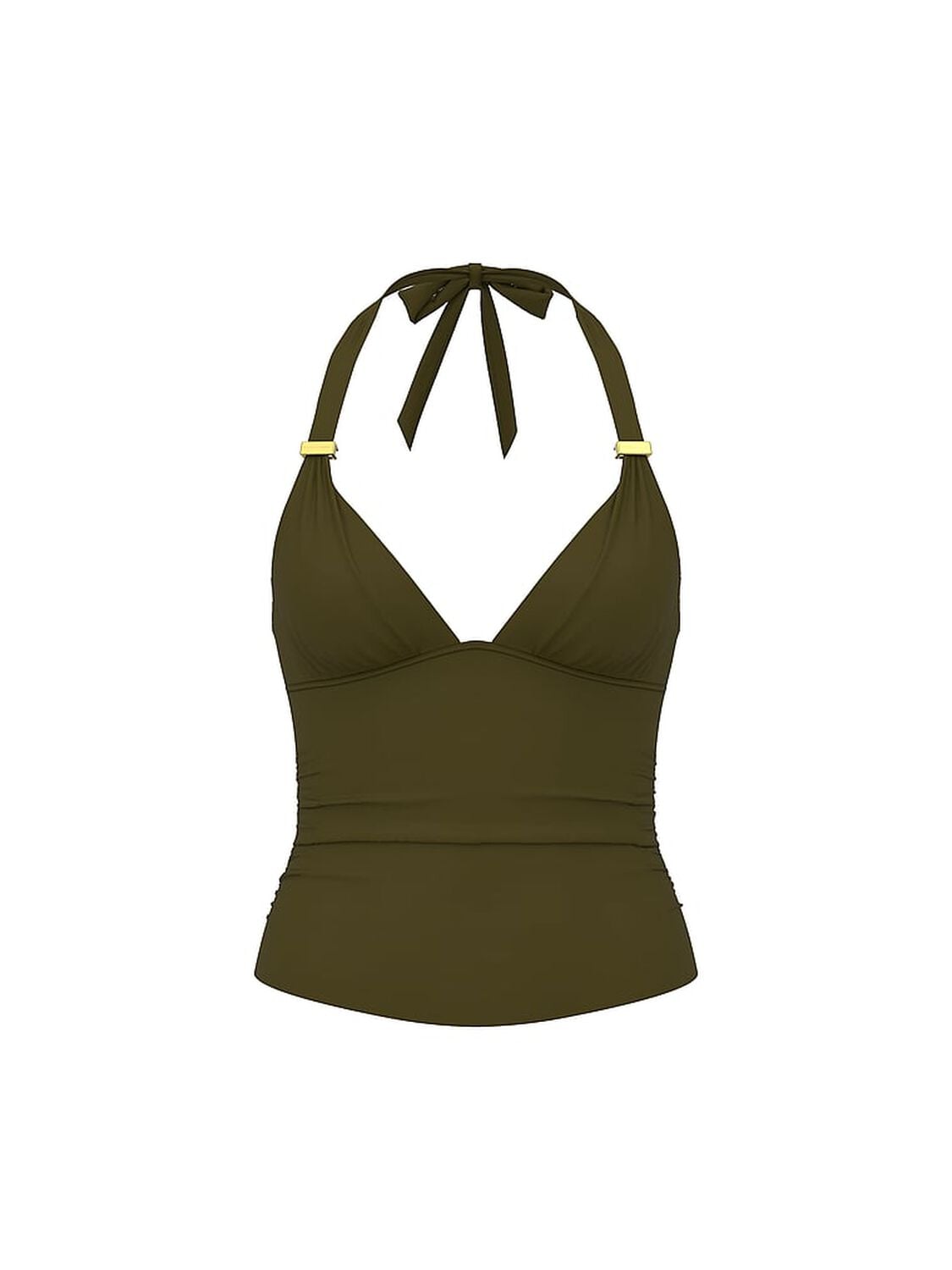 vs Victoria's Secret Swim Ultimate Smoothing Harlow Push-Up Tankini Top Vine Green 3 of 3 