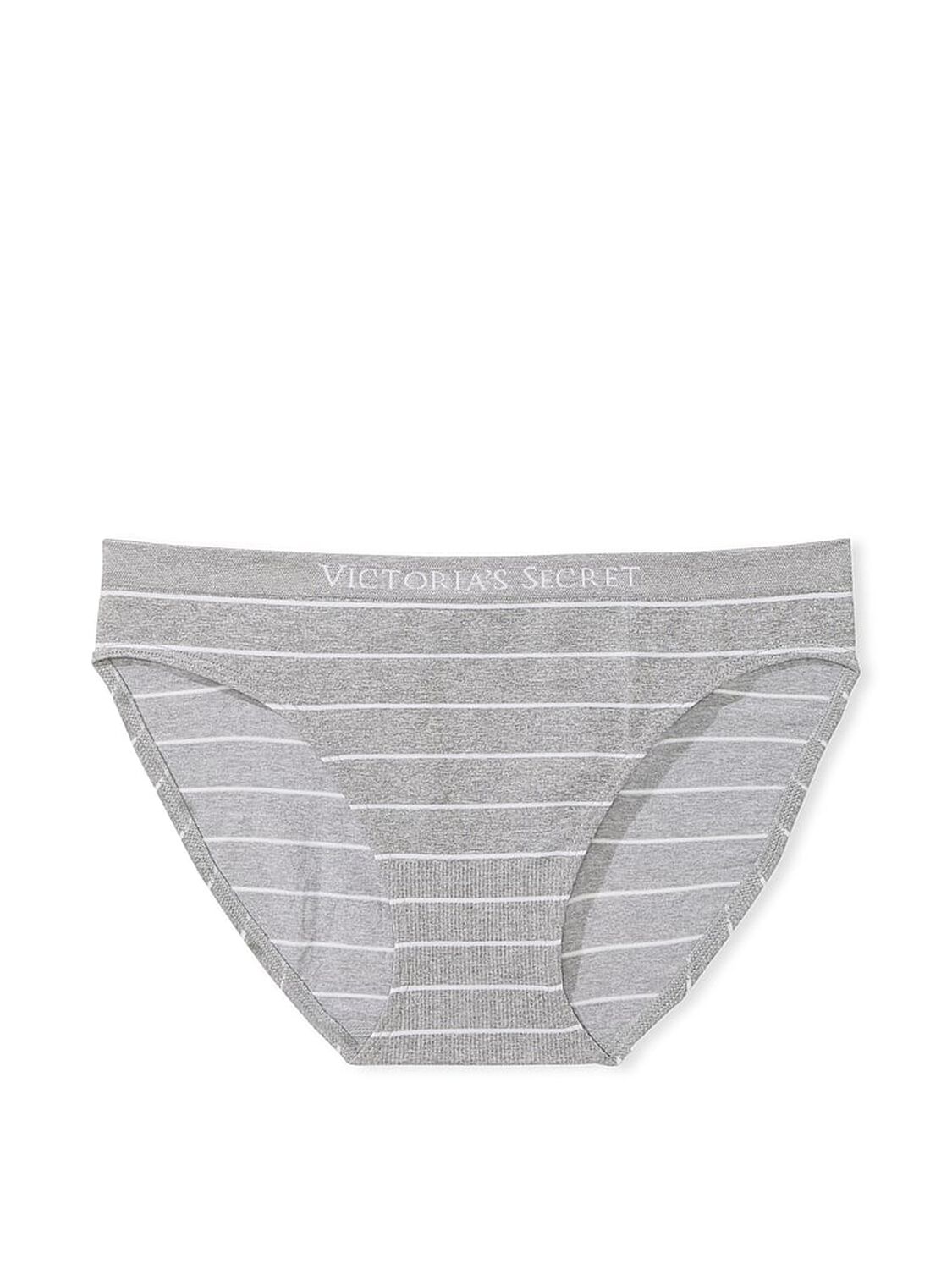 vs Seamless Seamless Bikini Panty Heather Grey Stripes 3 of 3 