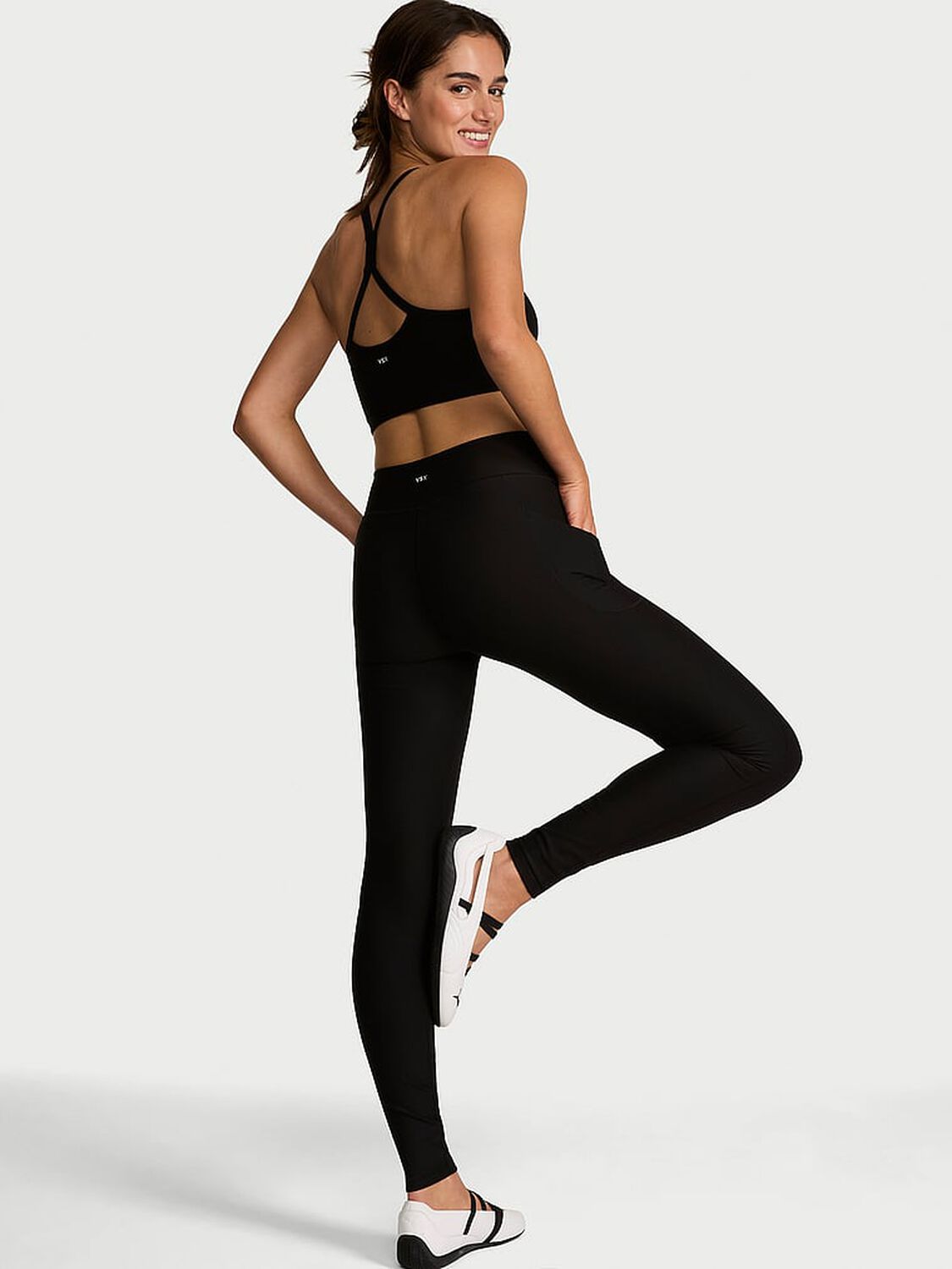 vs Vsx VSX LUXMarl&trade; Legging Heather Black 2 of 2 