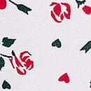 Cotton Lace-Waist Cheeky Panty, White Roses, swatch