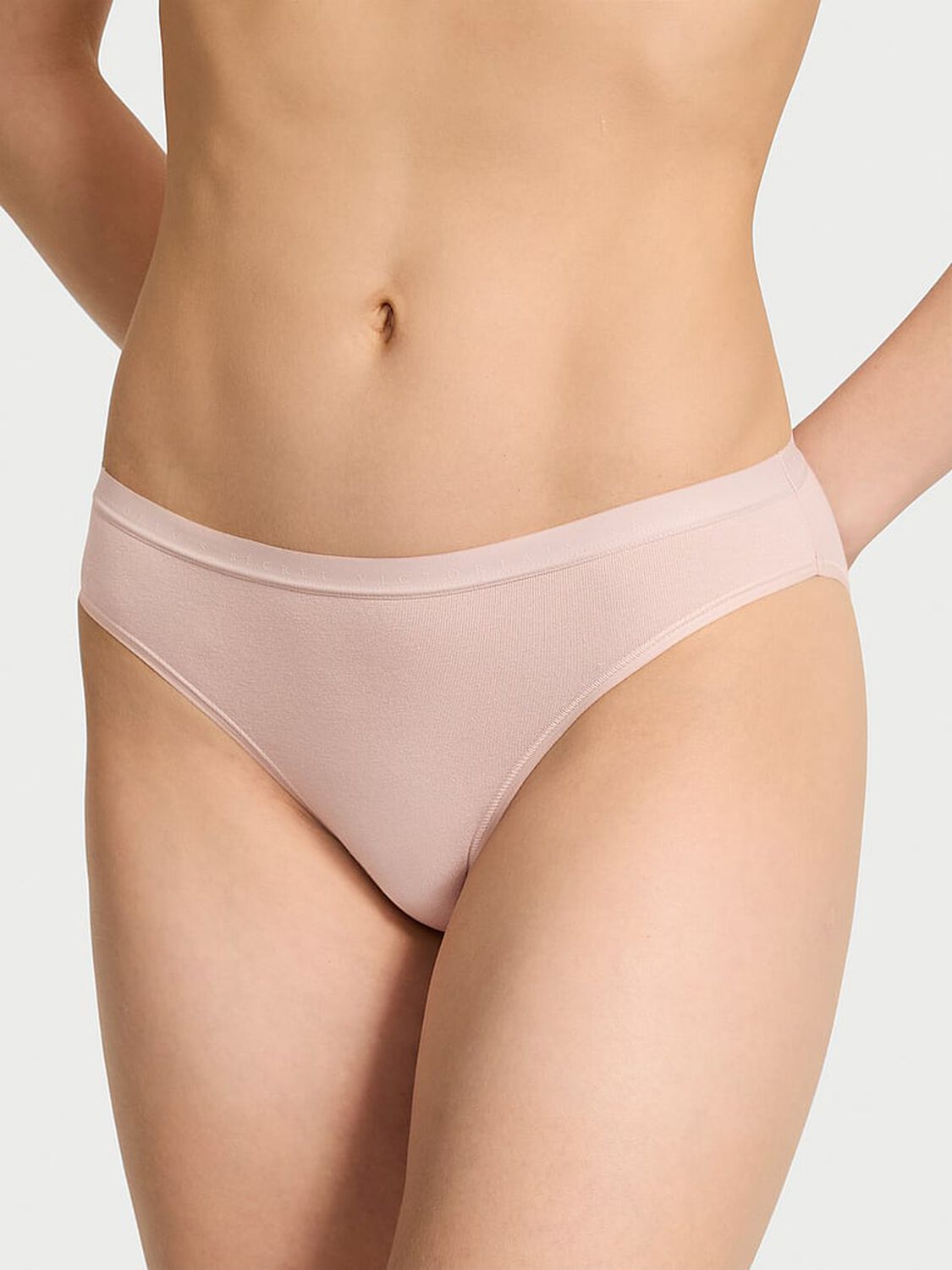vs Victoria's Secret Stretch Cotton Bikini Panty Glaze 1 of 3 
