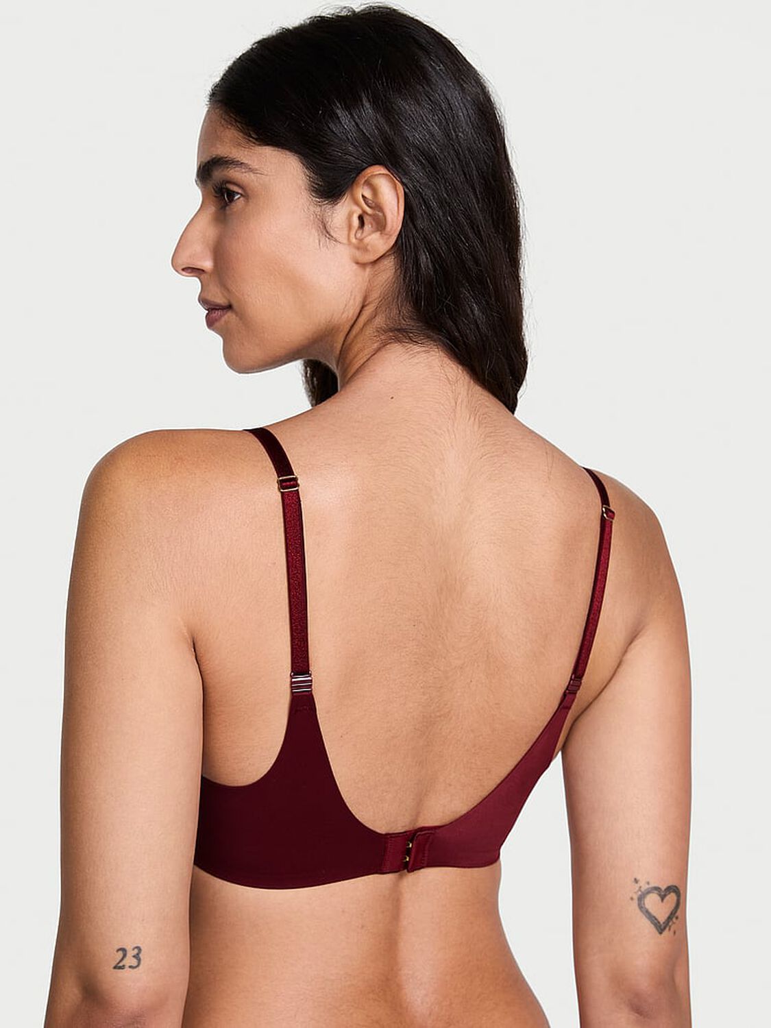 vs Love Cloud Wireless Push-Up Bra Sangria Red 2 of 3 