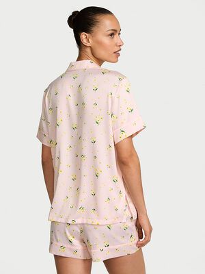 Signature Satin Short Pajama Set