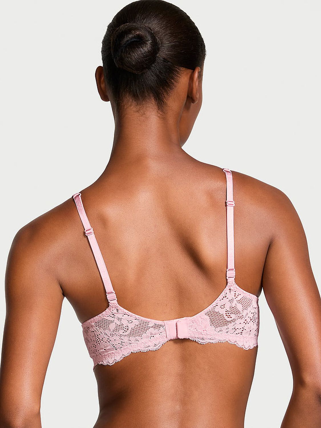 vs Dream Angels Wicked Twinkle Strap Unlined Lace Balconette Bra 2 of 3 