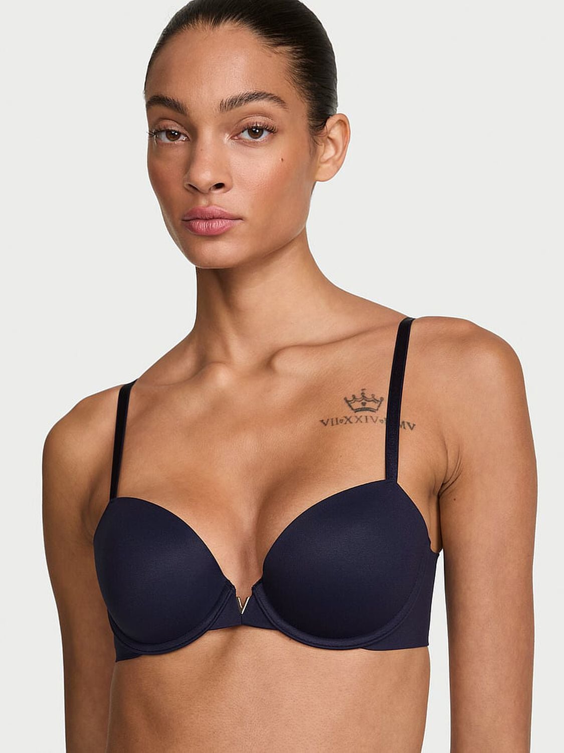vs Love Cloud Smooth Lightly Lined Plunge Demi Bra Soiree 1 of 2 