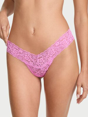 Lace Keyhole Thong Panty