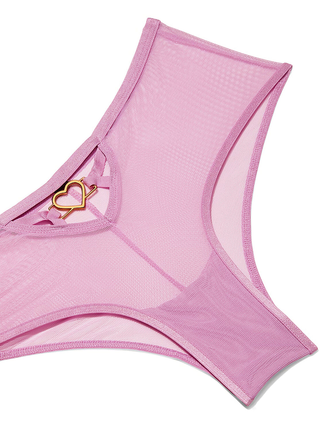 vs Very Sexy Heartware Mesh Cheeky Panty Light Lilac 4 of 4 