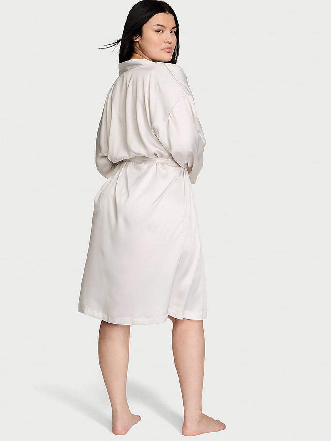 vs Victoria's Secret Satin Midi Robe 2 of 3 