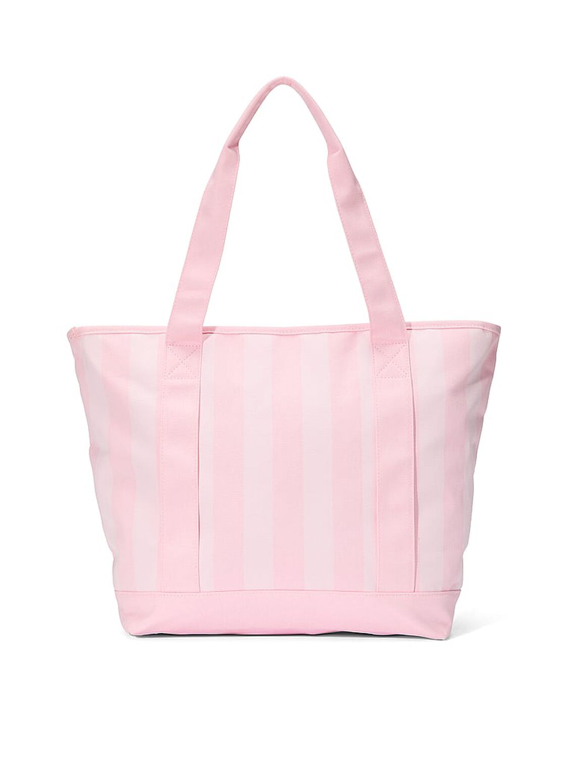 vs Victoria's Secret Signature Canvas Tote Heritage Stripe 2 of 4 