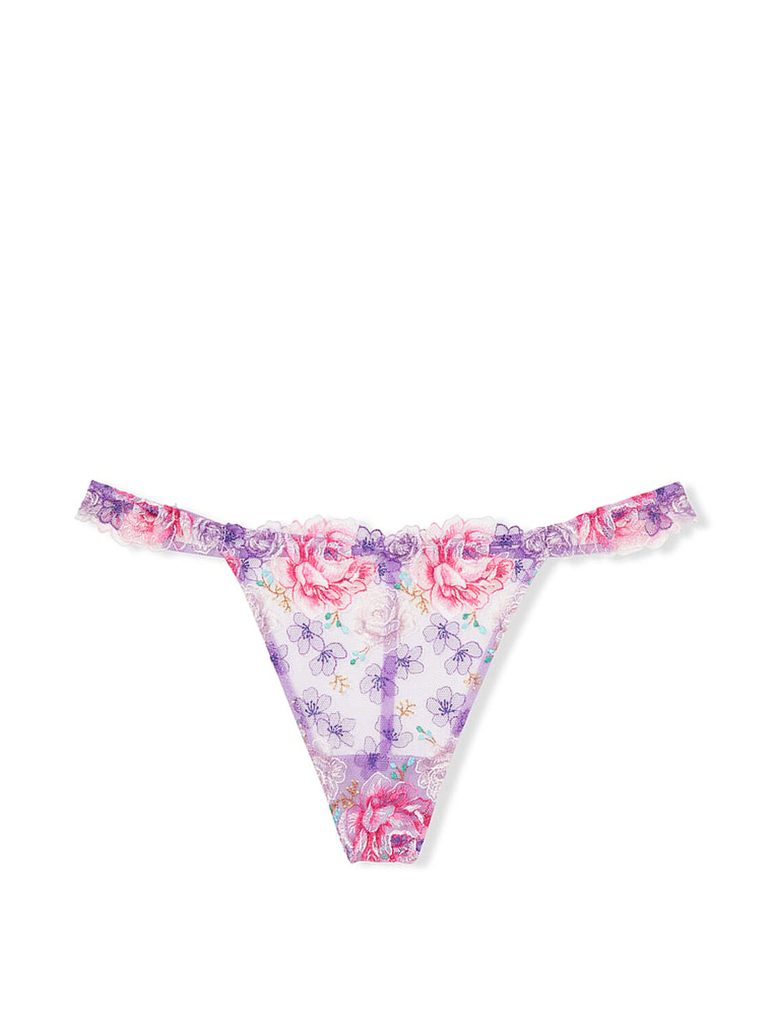 vs Dream Angels Floral Embroidery V-String Panty 3 of 3 