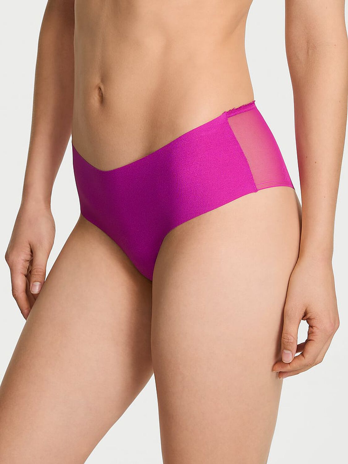vs No-Show No-Show Sheer Logo Cheeky Panty Allure Pink 2 of 2 