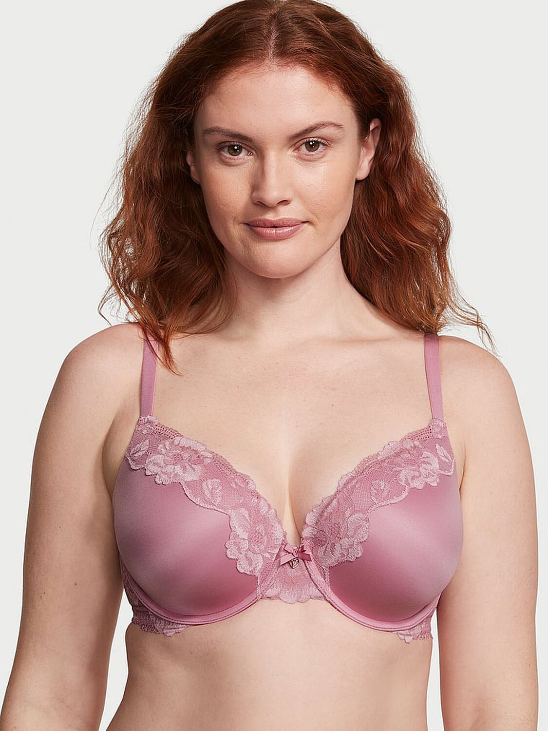 vs Body By Victoria Perfect Shape Push-Up Lace-Trim Bra 1 of 4 