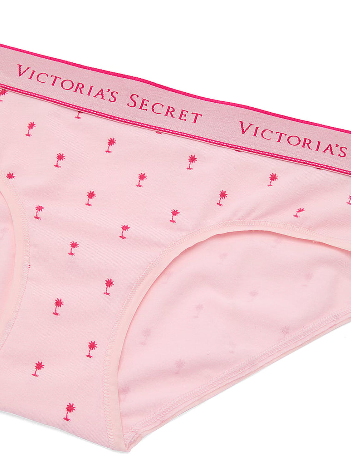 vs Cotton Logo Cotton Hiphugger Panty Angel Pink 3 of 3 