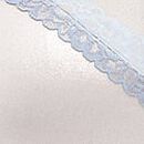 Tease Satin Lace-Trim Mini Slip Dress, Coconut White, swatch