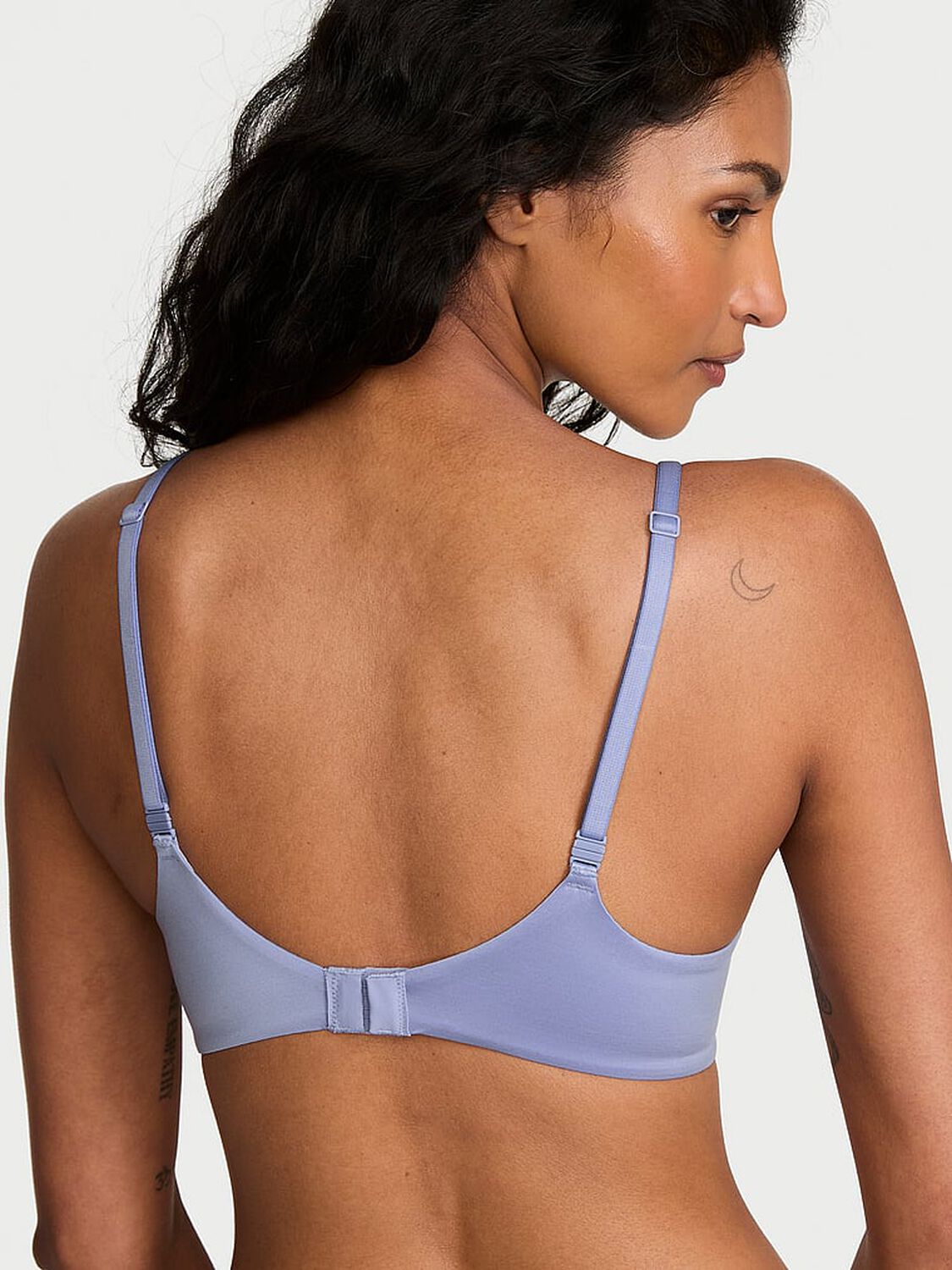 vs Body By Victoria Invisible Lift Unlined Smooth Demi Bra Light Lavender 2 of 4 