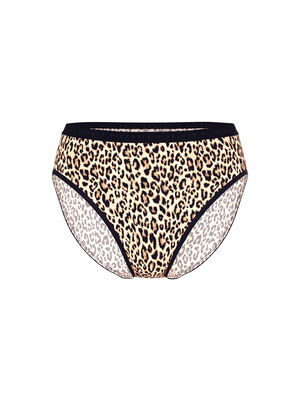 Stretch Cotton High-Leg Brief Panty