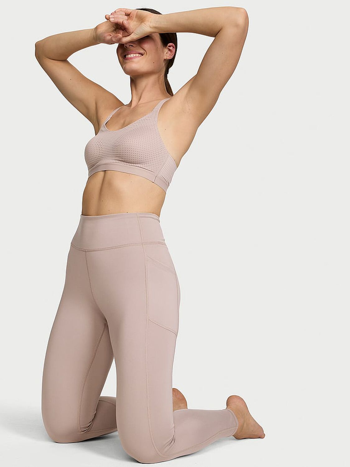 vs Vsx Lightweight Mesh Sports Bra Bare Taupe 4 of 4 