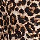 SoSoft&trade; Modal Short-Sleeve Long Pajama Set, Vintage Tan Leopard, swatch