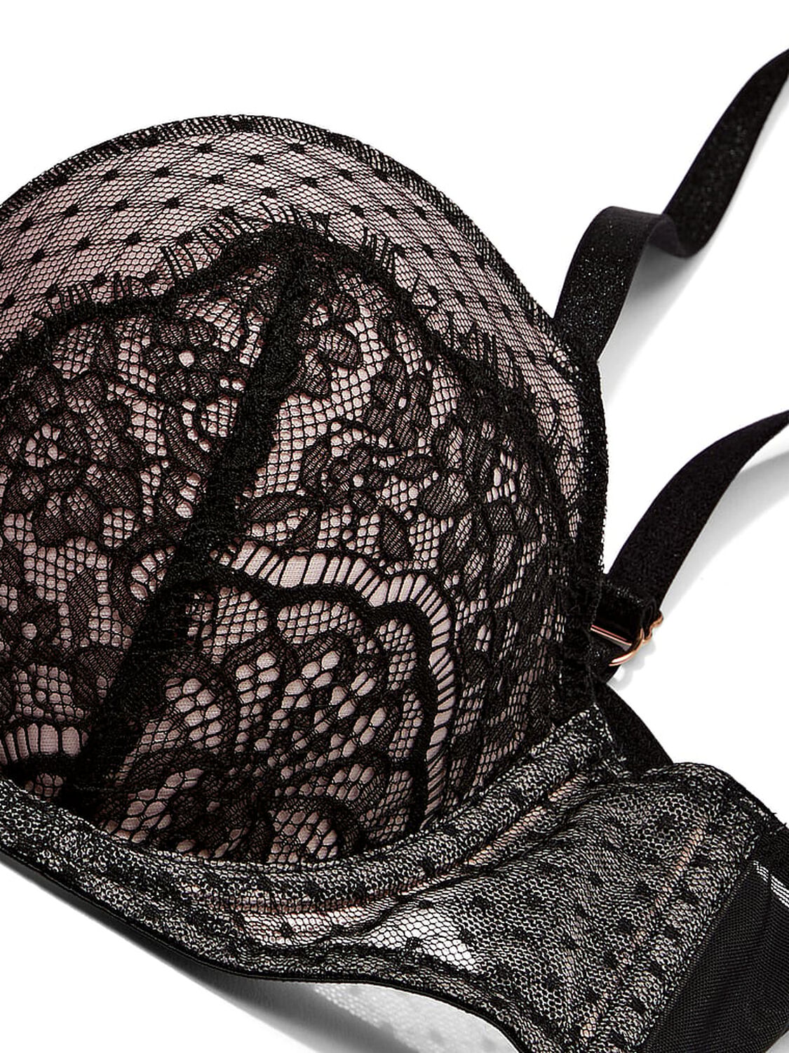 vs Dream Angels Lace Lightly Lined Demi Bra 4 of 4 
