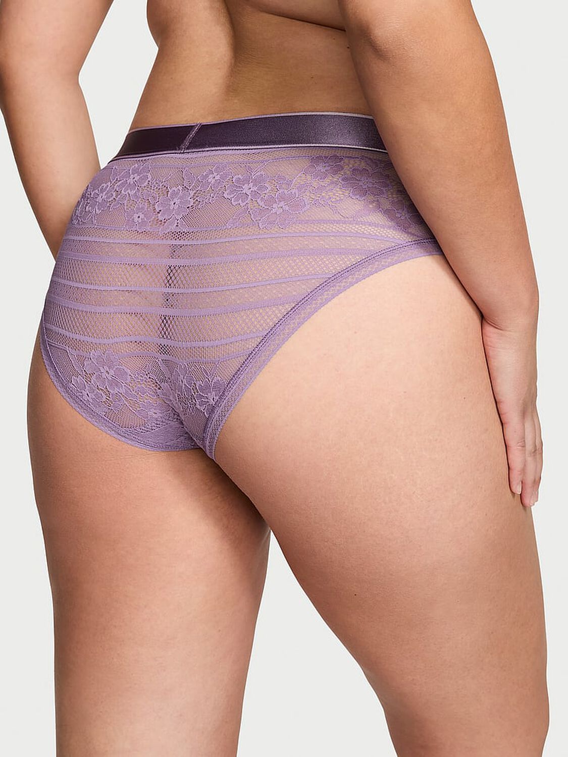 vs Cotton Logo Lace Hiphugger Panty 2 of 3 