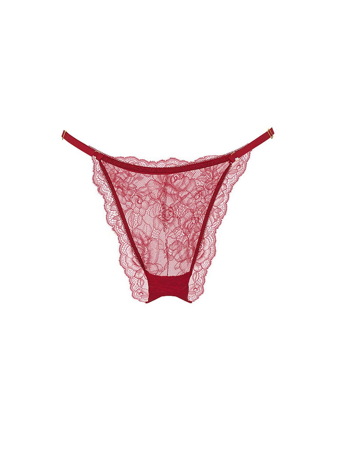 vs Very Sexy Rose Lace Adjustable Brazilian Panty 3 of 3 