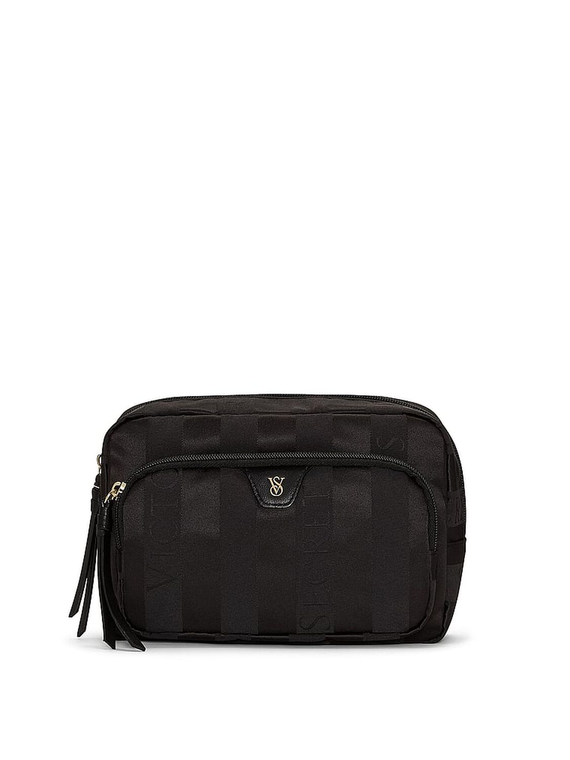 vs Victoria's Secret Travel Makeup Pouch Black 1 of 2 