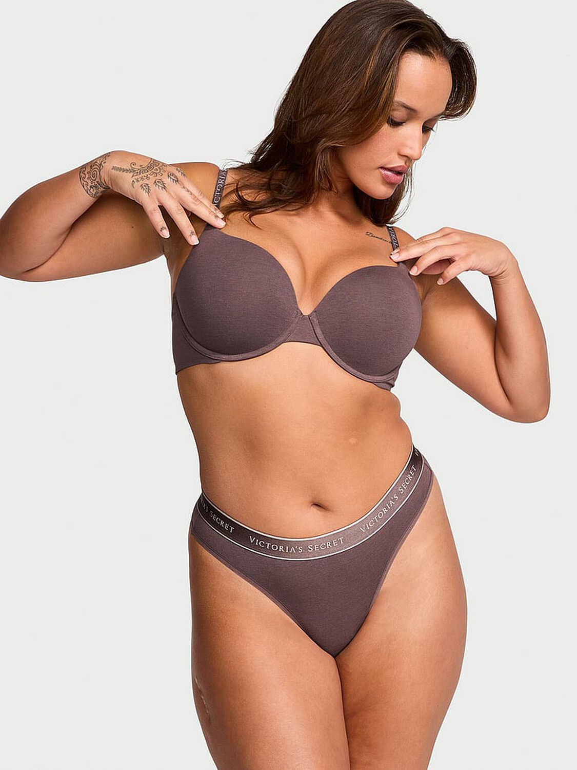 vs The T-Shirt Cotton Push-Up Perfect Shape Bra Cocoa Blush 4 of 4 