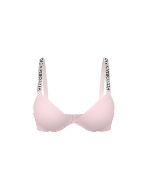 Logo Shine Strap Push-Up Bra