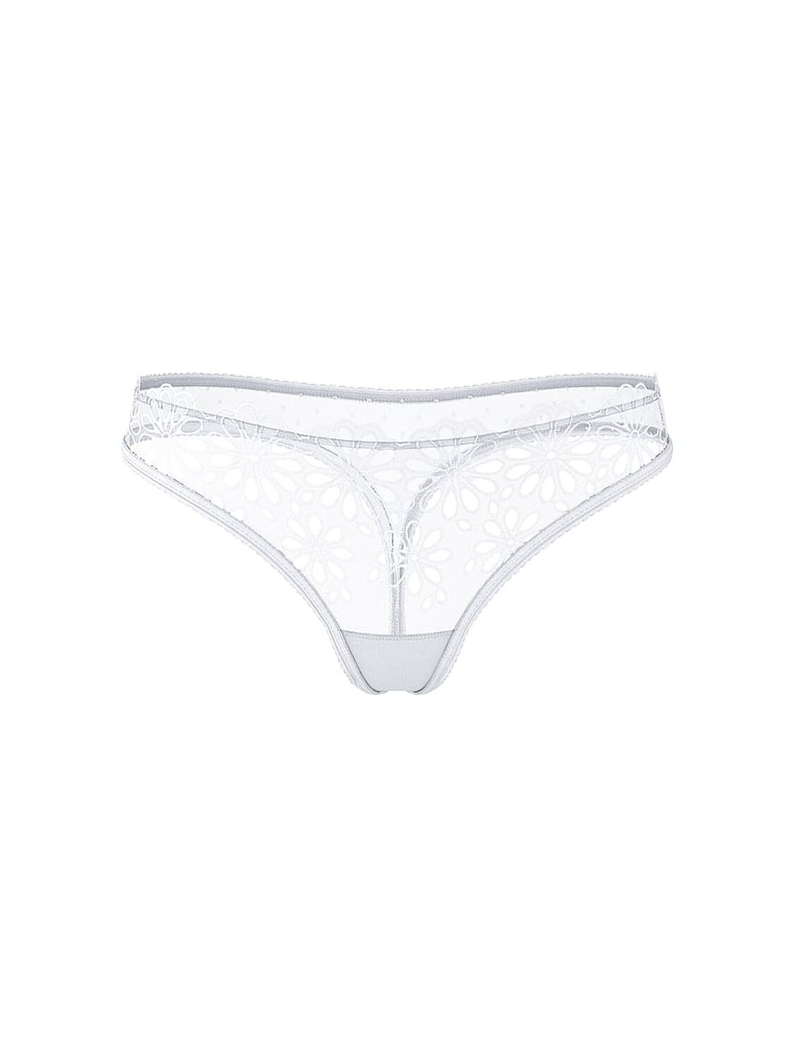vs The Lacie Eyelet Mesh Thong Panty Vs White 3 of 4 