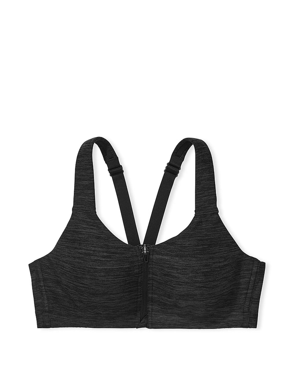 vs Vsx Knockout Front-Close Sports Bra Onyx Gray Heather 3 of 3 