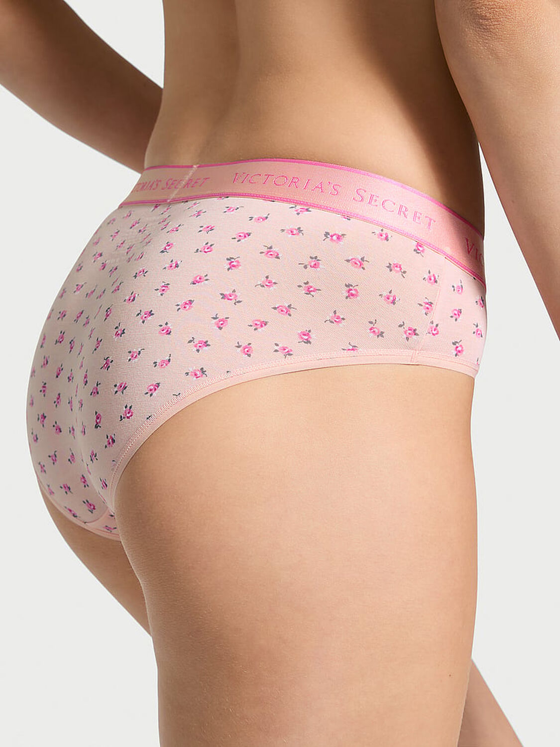 vs Cotton Logo Cotton Hiphugger Panty Floral 2 of 3 