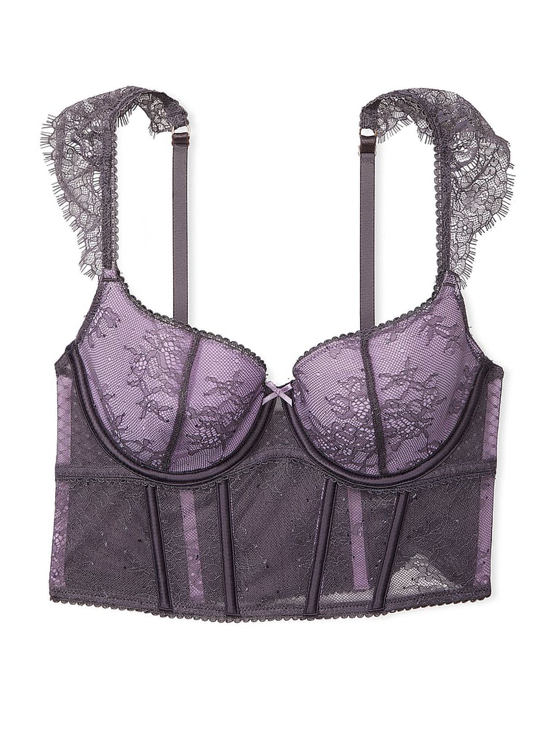 vs Dream Angels Lace Cap-Sleeve Corset Top Tornado 3 of 5 