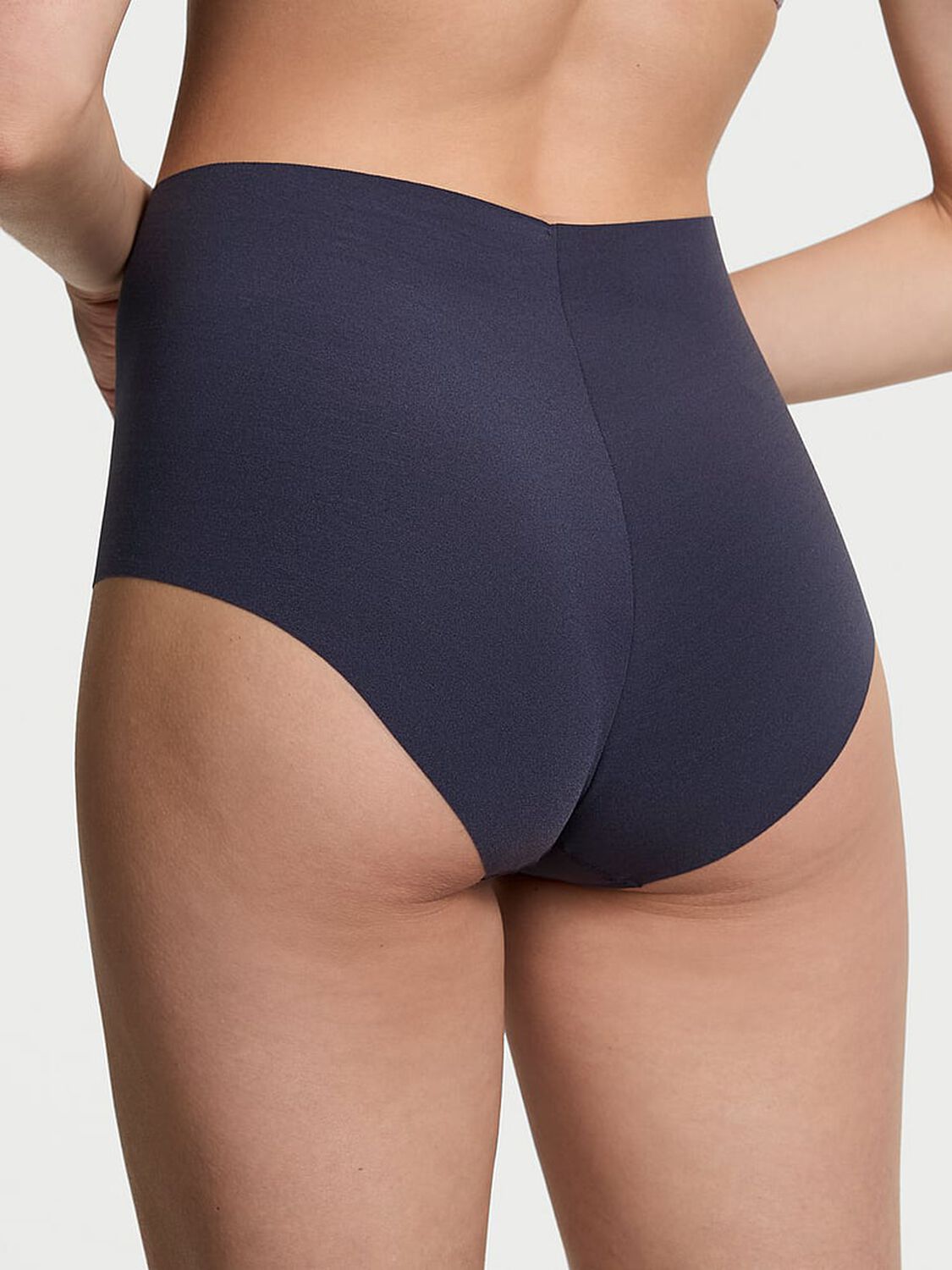 vs No-Show No-Show High-Waist Brief Panty Slate Blue 2 of 3 