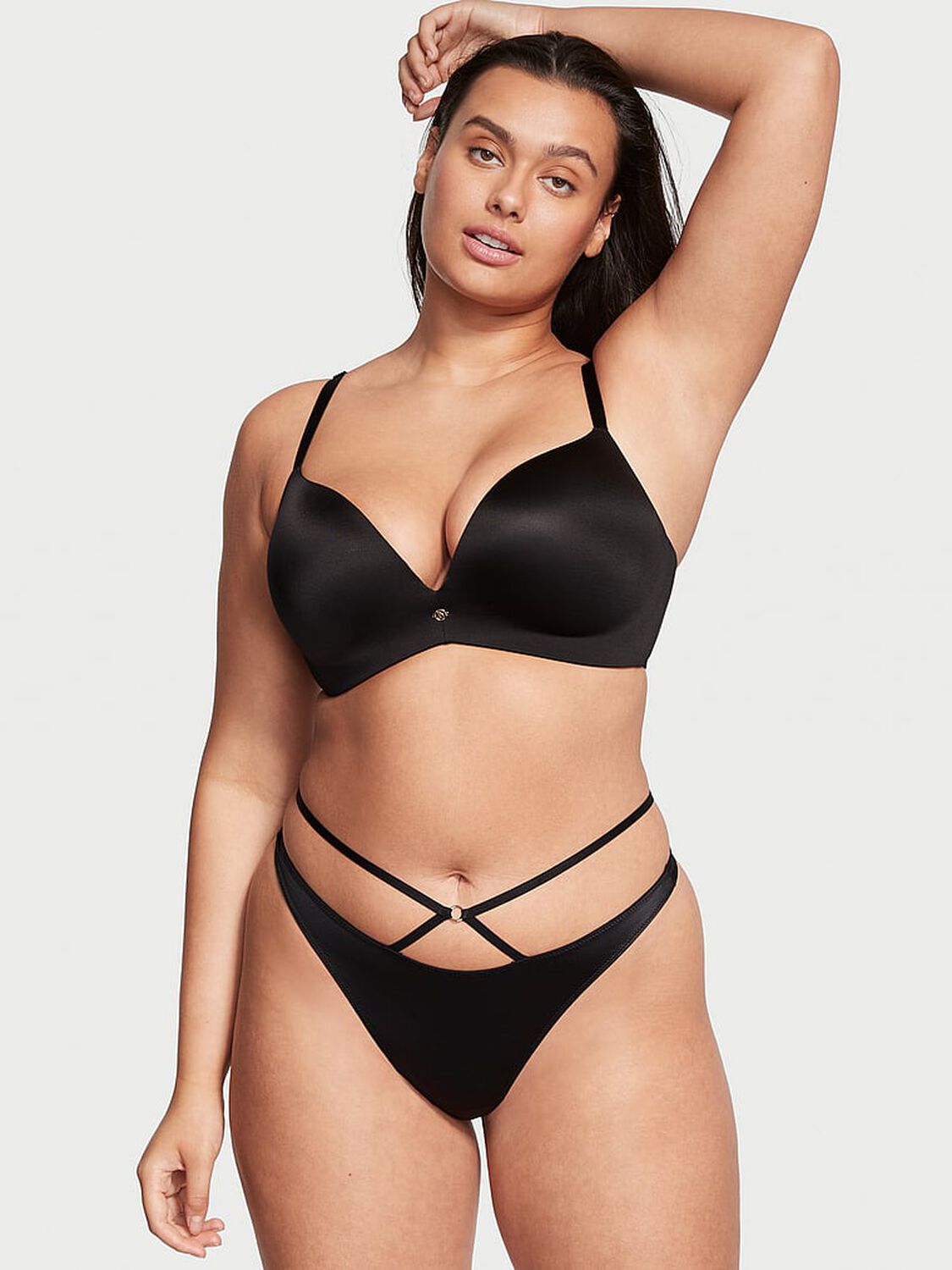 vs Very Sexy So Obsessed Smooth Wireless Push-Up Bra Black 6 of 6 