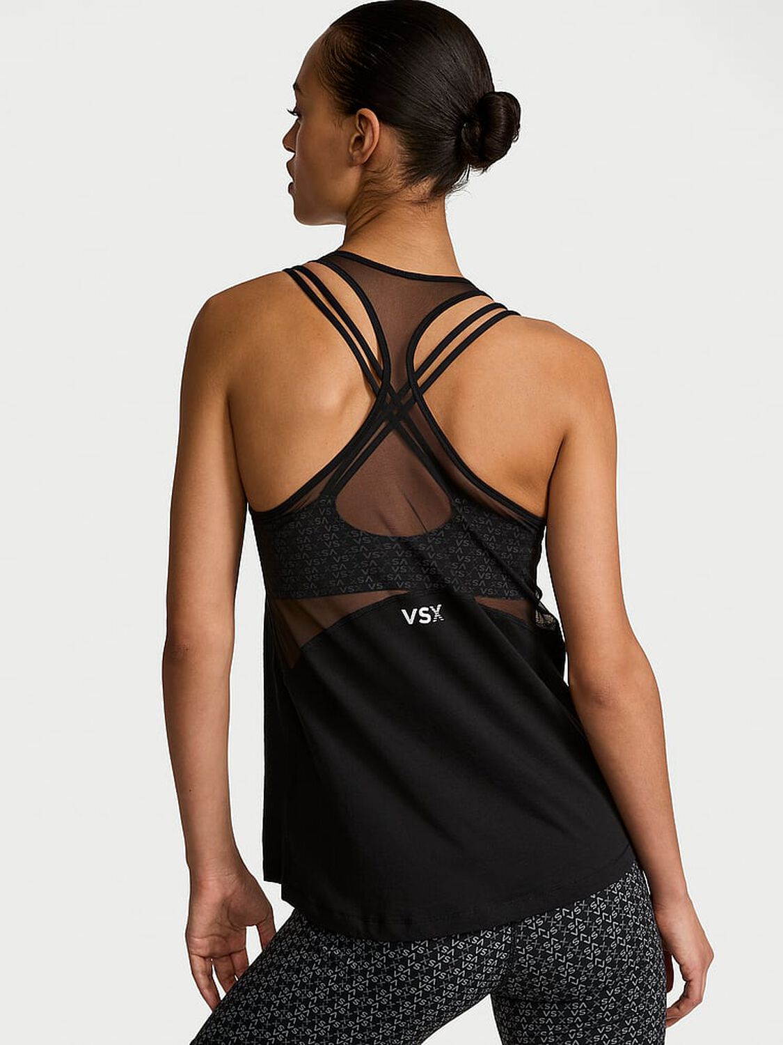 vs Vsx VSX Pima Cotton Jersey Racerback Tank Black 2 of 2 