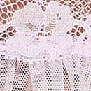 Dare to Dream Lace Sheer Cami & Flutter Short Set, Feather Lilac, swatch