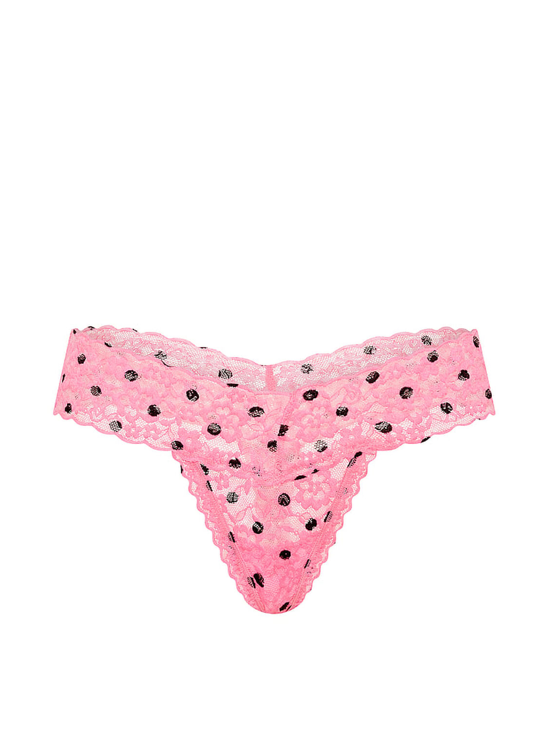 vs The Lacie Lace Thong Panty Sexy Little Pink Dots 3 of 3 